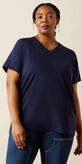 Rebar Cotton Strong Standard V-Neck T-Shirt Front Plus
